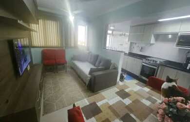 Imagem: O apartamento possui 1 Dormitório, 1 Banheiro, 36m² de Área