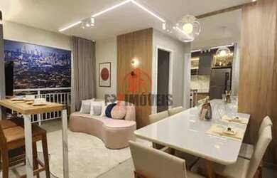 Imagem: O apartamento possui 2 Dormitórios, 1 Banheiro, 1 Vaga na garagem