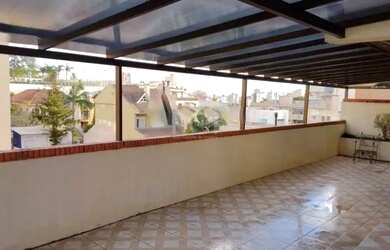 Imagem: O apartamento na cobertura possui 3 Dormitórios, 4 Banheiros