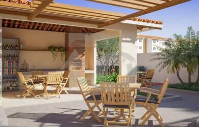 Imagem 6: Portal das Cores Apartamento na Planta de 2 Quartos em Excelente Localização