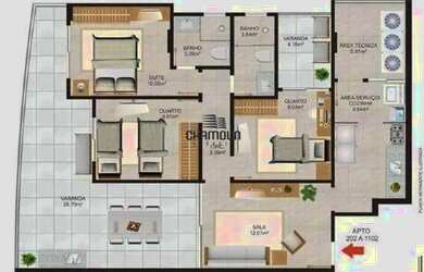 Imagem 9: Apartamento à venda, 3 quartos, 1 suíte, 2 vagas, Praia do Morro - Guarapari/ES