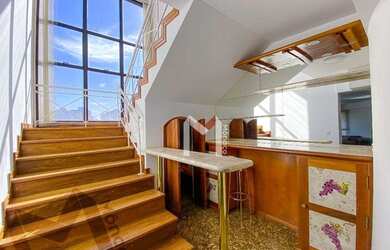 Imagem: O apartamento na cobertura possui 4 Dormitórios, 5 Banheiros