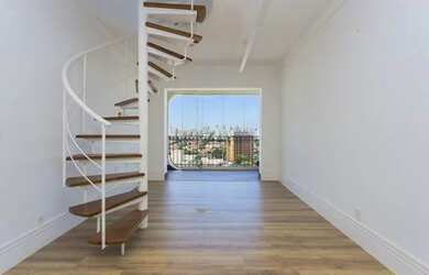 Imagem: O apartamento na cobertura possui 2 Dormitórios, 2 Banheiros