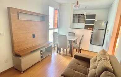 Imagem: O apartamento possui 2 Dormitórios, 1 Banheiro, 1 Vaga na garagem