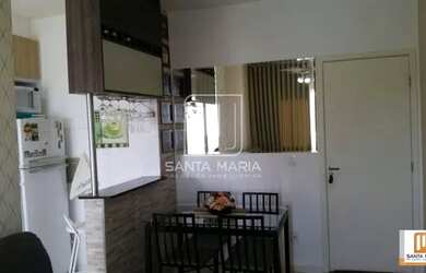 Imagem: O apartamento possui 2 Dormitórios, 1 Banheiro, 1 Vaga na garagem