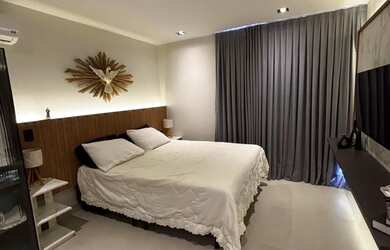 Imagem 7: Flat mobiliado na praia. Piscina, Churrasqueira, Imóvel mobiliadoeAr-condicionado