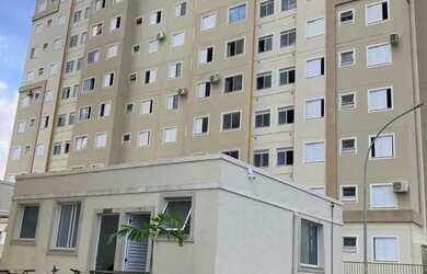 Imagem: O apartamento possui 2 Dormitórios, 1 Banheiro, 1 Vaga na garagem