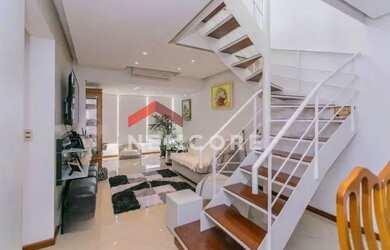 Imagem: O apartamento na cobertura possui 4 Dormitórios, 4 Banheiros