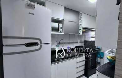 Imagem: O apartamento possui 2 Dormitórios, 1 Banheiro, 1 Vaga na garagem