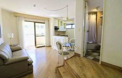 Imagem: O studio possui 1 Dormitório, 1 Banheiro, 1 Vaga na garagem