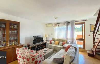 Imagem: O apartamento na cobertura possui 3 Dormitórios, 2 Banheiros