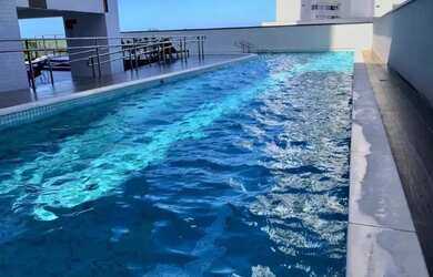 Imagem: O apartamento possui 1 Dormitório, 1 Banheiro, 1 Vaga na garagem