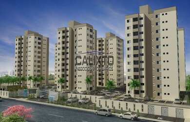 Imagem: O apartamento possui 2 Dormitórios, 1 Banheiro, 1 Vaga na garagem