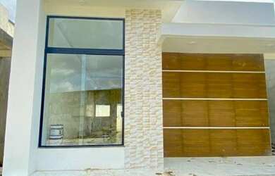 Imagem: A casa em condomínio possui 3 Dormitórios, 1 Banheiro, 2 Vagas