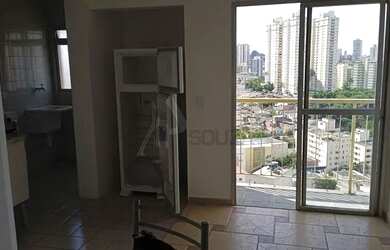 Imagem: O apartamento possui 1 Dormitório, 1 Banheiro, 1 Vaga na garagem