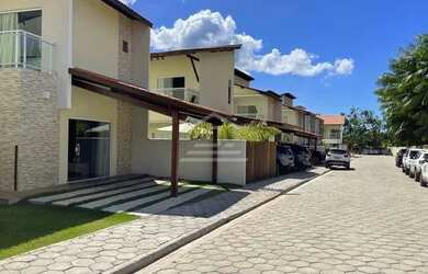 Imagem: A casa em condomínio possui 4 Dormitórios, 4 Banheiros, 2