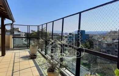 Imagem: O apartamento na cobertura possui 4 Dormitórios, 3 Banheiros