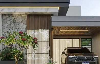 Imagem: A casa em condomínio possui 3 Dormitórios, 4 Banheiros, 1