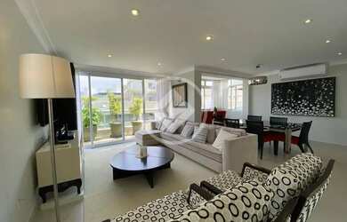 Imagem: O apartamento na cobertura possui 5 Dormitórios, 5 Banheiros