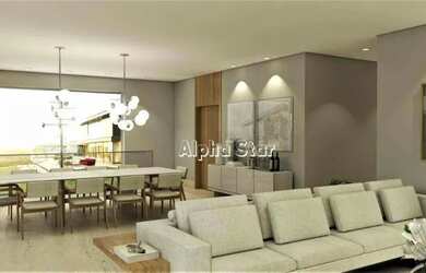 Imagem: O apartamento na cobertura possui 4 Dormitórios, 5 Banheiros