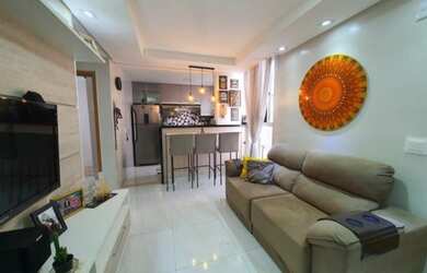 Imagem: O apartamento possui 2 Dormitórios, 1 Banheiro, 1 Vaga na garagem