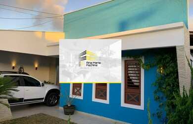 Imagem: A casa em condomínio possui 4 Dormitórios, 3 Banheiros, 3