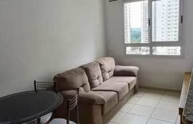 Imagem: O apartamento possui 1 Dormitório, 1 Banheiro, 1 Vaga na garagem