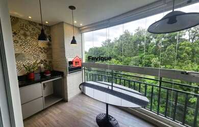 Imagem: O apartamento possui 5 Dormitórios, 4 Banheiros, 4 Vagas na