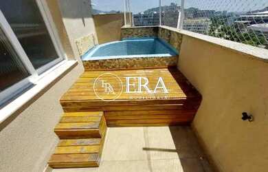 Imagem: O apartamento na cobertura possui 4 Dormitórios, 4 Banheiros