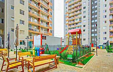 Imagem: O apartamento possui 2 Dormitórios, 2 Banheiros, 1 Vaga na