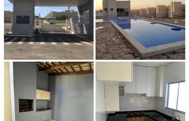 Imagem: A casa em condomínio possui 3 Dormitórios, 2 Banheiros e 2