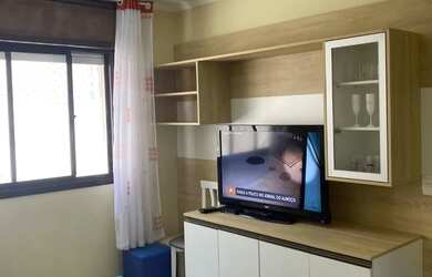 Imagem: O apartamento possui 2 Dormitórios, Acomodam 6 pessoas, 1 Vaga