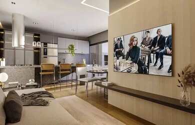 Imagem 10: Apartamento na planta com 2 dormitórios sendo 1 suíte e 1 vaga de garagem...