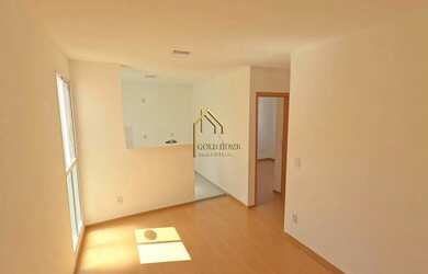 Imagem: O apartamento possui 2 Dormitórios, 1 Banheiro, 1 Vaga na garagem