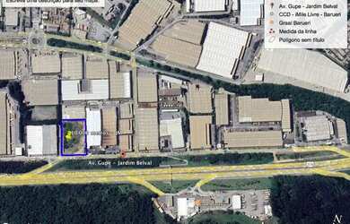 Imagem: O terreno possui 10000m² de Área e está localizado em Jardim