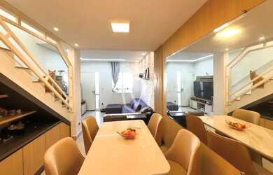 Imagem: A casa em condomínio possui 2 Dormitórios, 2 Banheiros, 2