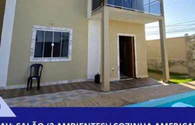 Imagem: A casa possui 4 Dormitórios, 2 Banheiros, 1 Vaga na garagem