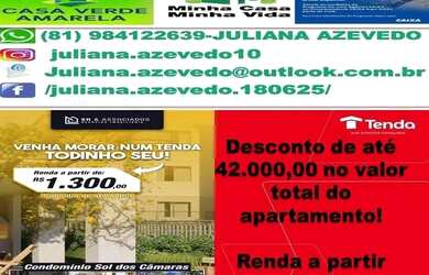 Imagem: O apartamento possui 2 Dormitórios, 1 Banheiro, 1 Vaga na garagem