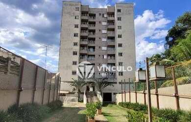Imagem: O apartamento possui 1 Dormitório, 1 Banheiro, 1 Vaga na garagem