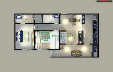 Imagem 15: LINDO,MARAVILHOSO, ESPETACULAR APARTAMENTO NO CANTO DO FORTE - PRAIA GRANDE...