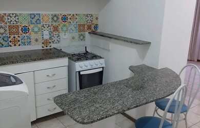 Imagem: O apartamento possui 1 Dormitório, 1 Banheiro, 35m² de Área