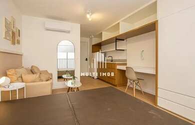 Imagem: O apartamento possui 1 Dormitório, 1 Banheiro, 24m² de Área