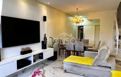 Imagem: A casa em condomínio possui 2 Dormitórios, 3 Banheiros, 2