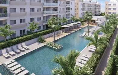 Imagem: O apartamento possui 2 Dormitórios, 2 Banheiros, 1 Vaga na