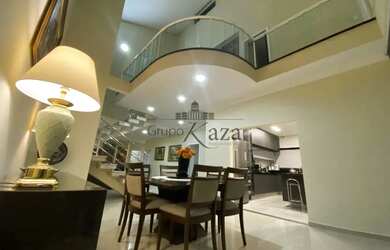 Imagem: A casa em condomínio possui 5 Dormitórios, 5 Banheiros, 4