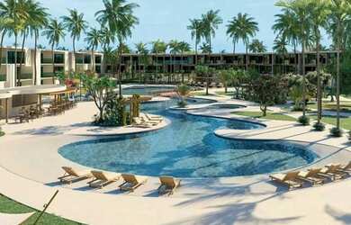 Imagem: O studio possui 2 Dormitórios, 2 Banheiros, 65m² de Área