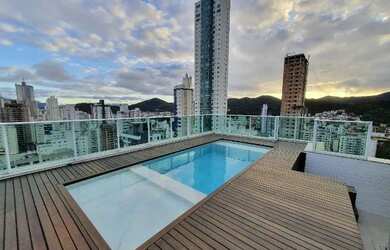 Imagem: O apartamento na cobertura possui 3 Dormitórios, 4 Banheiros