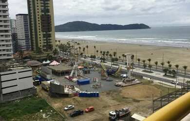 Imagem: O apartamento possui 1 Dormitório, Acomodam 5 pessoas, 1 Vaga