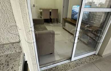 Imagem: O apartamento possui 1 Dormitório, 1 Banheiro, 40m² de Área