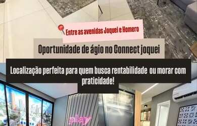 Imagem: O apartamento possui 1 Dormitório, 1 Banheiro, 1 Vaga na garagem